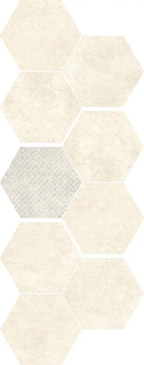 Мозаїка 34x87 B663.0151.001K Gravity Mosaic Cosmic Plus White Love Tiles Gravity з колекції Gravity Love Tiles