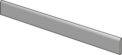 Плінтус 4,6x90 0 V. Lav Bt Whte R - Vulcanika - EFWH