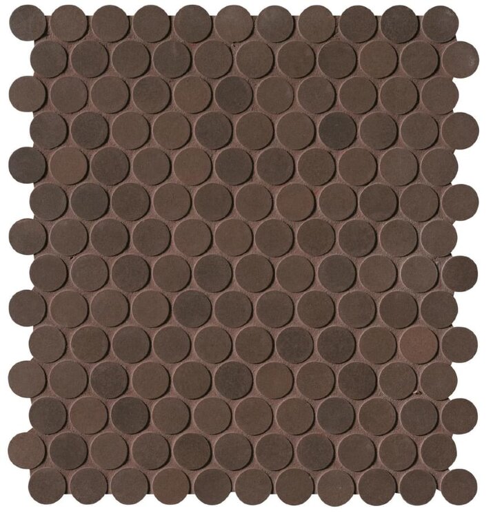 Мозаїка Corten Round Mosaic Matt ? 2.2 29.5x32.5 Milano And Floor Fap з колекції Milano And Floor Fap