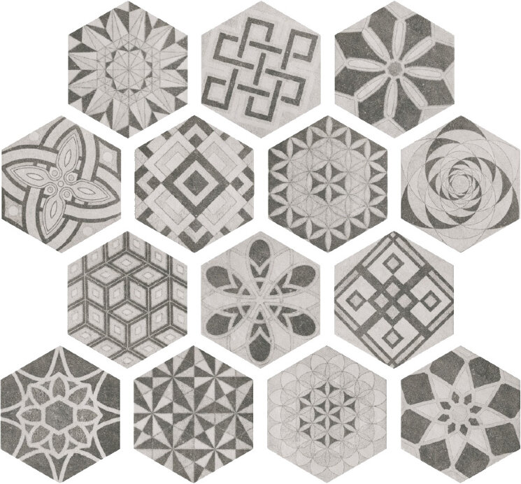 Плитка 18x21 Bibulca Esagona Latin - Bibulca - BIESLAGRE з колекції Bibulca Imso