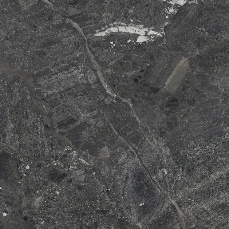 Плитка Mystery Black Mate 60x60 Rc з колекції Mystery Azuvi