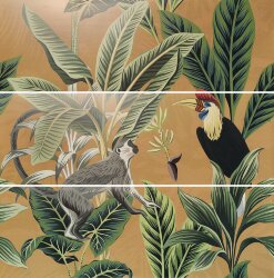 Декор 40x120 Decor Set(3) Abc/Toucan Ocre-Silk-A036265