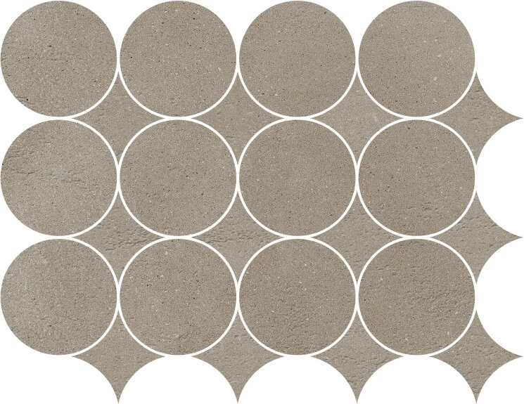 Мозаїка Slow Argilla Mosaico Circolare - 32.1x41.6 MP2U Slow з колекції Slow Marazzi