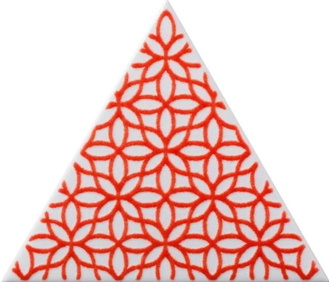 Декор Gipsy Rosso 17x17 Triangolo Petracers з колекції Triangolo Petracers