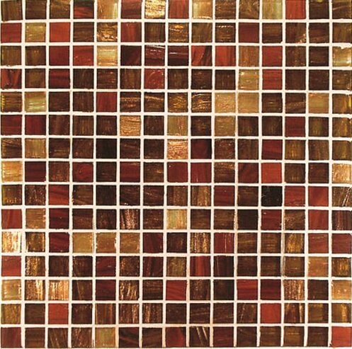 Мозаїка (32.5x32.5) V4380 Rosso/Ramato Mix - Gold Bronze з колекції Gold Bronze Vitrex