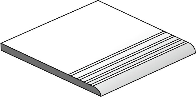 Сходинка (60x60) Peldano Beige Ranurado Esquina Concept Pulido - Concept з колекції Concept Alcalagres