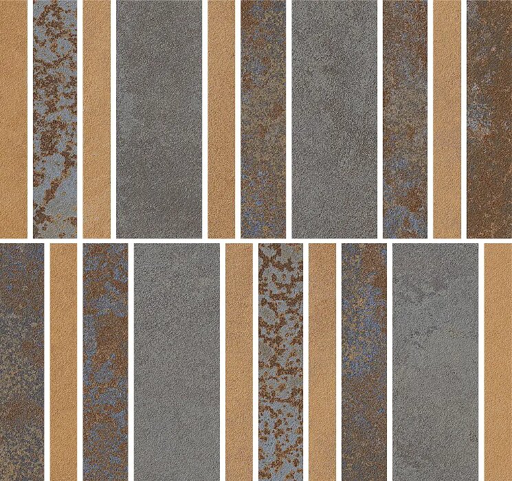 Мозаїка 30x32 125686 Mosaico Bars Warm Century Blend з колекції Blend Century