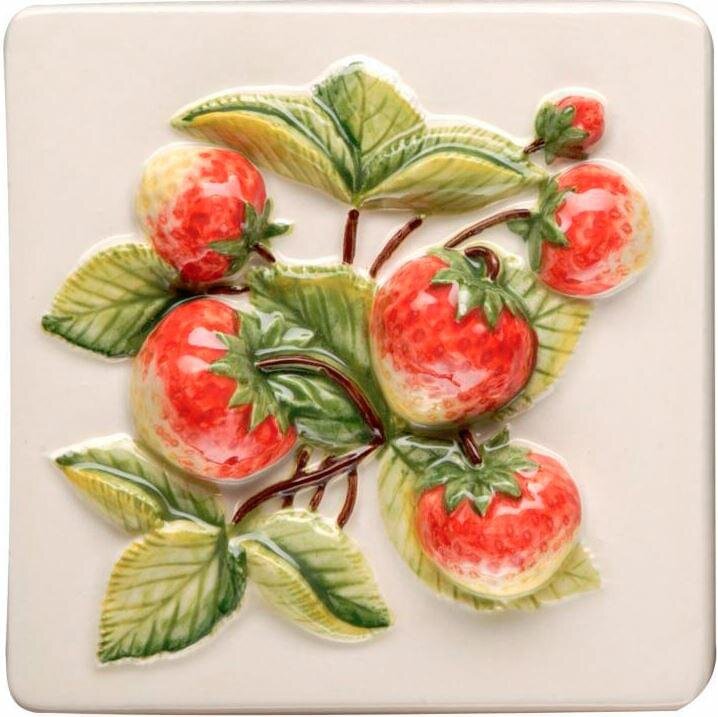 Декор Strawberries Clematis 10x10 La Belle Original Style з колекції La Belle Original Style