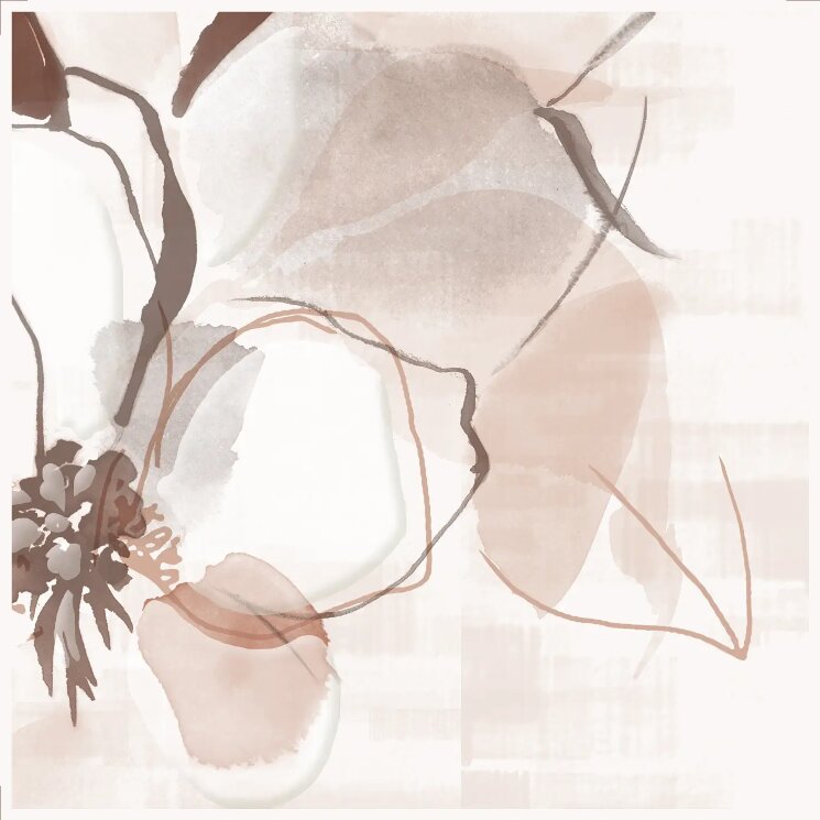 10x10 00G1D03 Clay Flower Bouquet Nat Luc Elios Ceramica Clay з колекції Clay Elios Ceramica