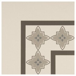 Декор Marrakech Border Light Grey Dark Grey And Black On Dover White 15.1x15.1 Odyssey Original Style Декор Marrakech Border Light Grey Dark Grey And Black On Dover White 15.1x15.1 Odyssey Original Style