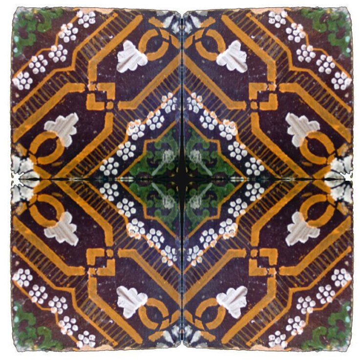 Декор (10x10) Piastrelle Maioliche Repro 071/A - Maioliche Repro з колекції Maioliche Repro Scianna