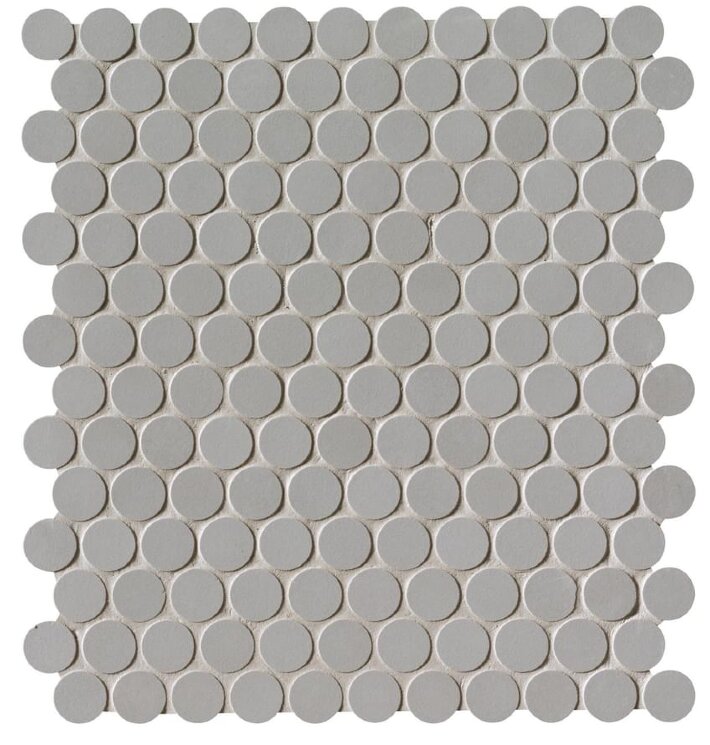 Мозаїка Grigio Round Mosaic Matt ? 2.2 29.5x32.5 Milano And Floor Fap з колекції Milano And Floor Fap