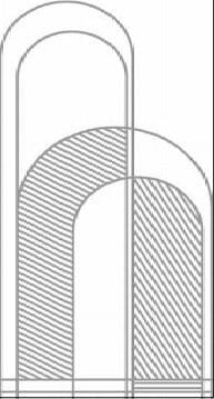 Декор Decoro Archi B Soft Ret 120x270 Nobile Ariana з колекції Nobile Ariana