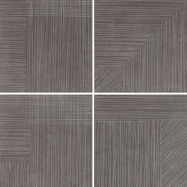Декор 60x60 Y12079001 Decor set 4 Linea Anthracite nature Steuler Thinsation з колекції Thinsation Steuler Декор 60x60 Y12079001 Decor set 4 Linea Anthracite nature Steuler Thinsation з колекції Thinsation Steuler