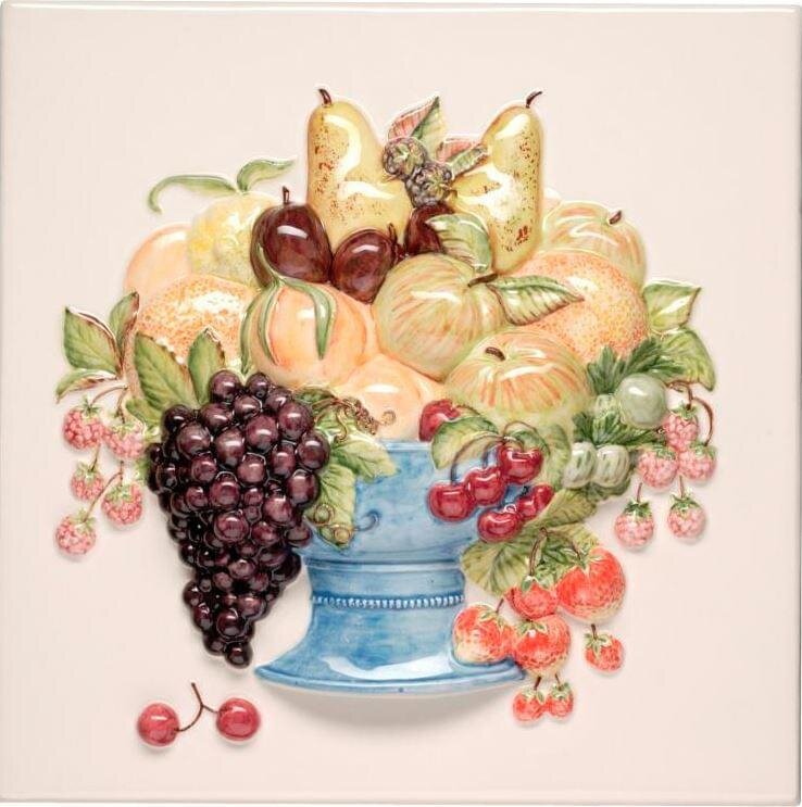 Декор Fruit Bowl Plaque 30x30 La Belle Original Style з колекції La Belle Original Style