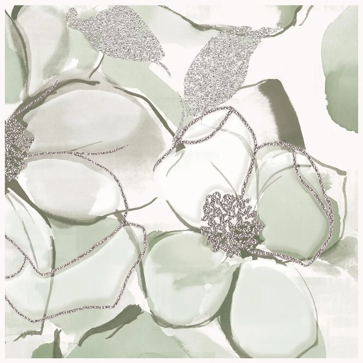 10x10 00G1D04 Clay Flower Emerald Nat Luc Elios Ceramica Clay з колекції Clay Elios Ceramica