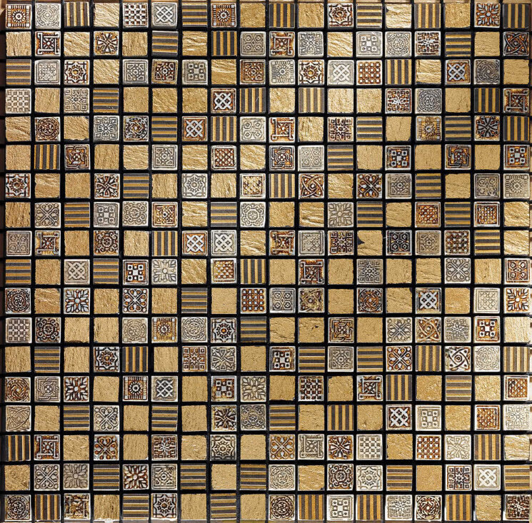 Мозаїка (30.5x30.5) Fashion5 Mosaico 1.5*1.5 - Luxury з колекції Luxury Petra Antiqua