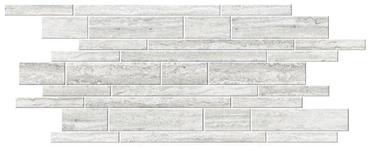 Мозаїка Vein Cut White Muretto Mosaico Nat 30x60 Italian Icon Cisa з колекції Italian Icon Cisa Мозаїка Vein Cut White Muretto Mosaico Nat 30x60 Italian Icon Cisa з колекції Italian Icon Cisa