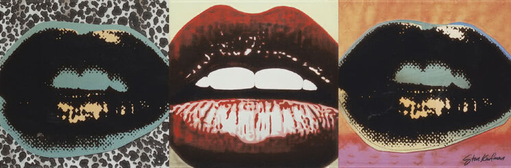 Декор (31.9x96) 24181- Icons Lips Soggetto C,3 - Steve Kaufman з колекції Steve Kaufman Settecento
