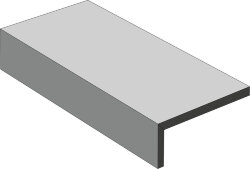 L-елемент (Diameter:4) 6120345 Leg. Grey Herit."L"15X60x4 - Legend