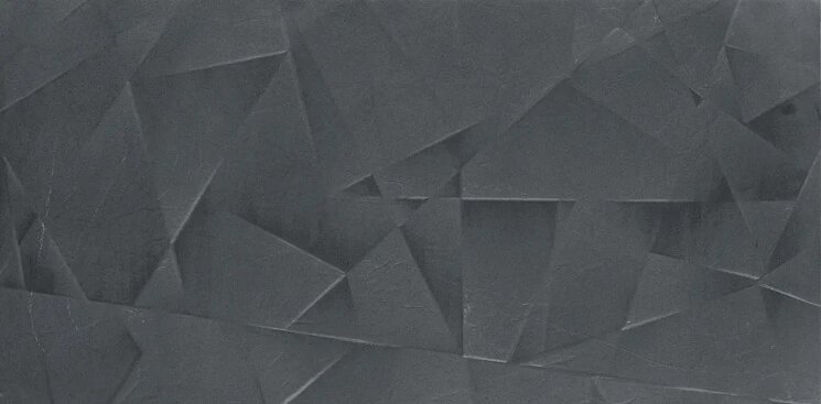 Плитка 40x80 K009013 Origami Decoro Antracite Armonie Origami з колекції Origami Armonie