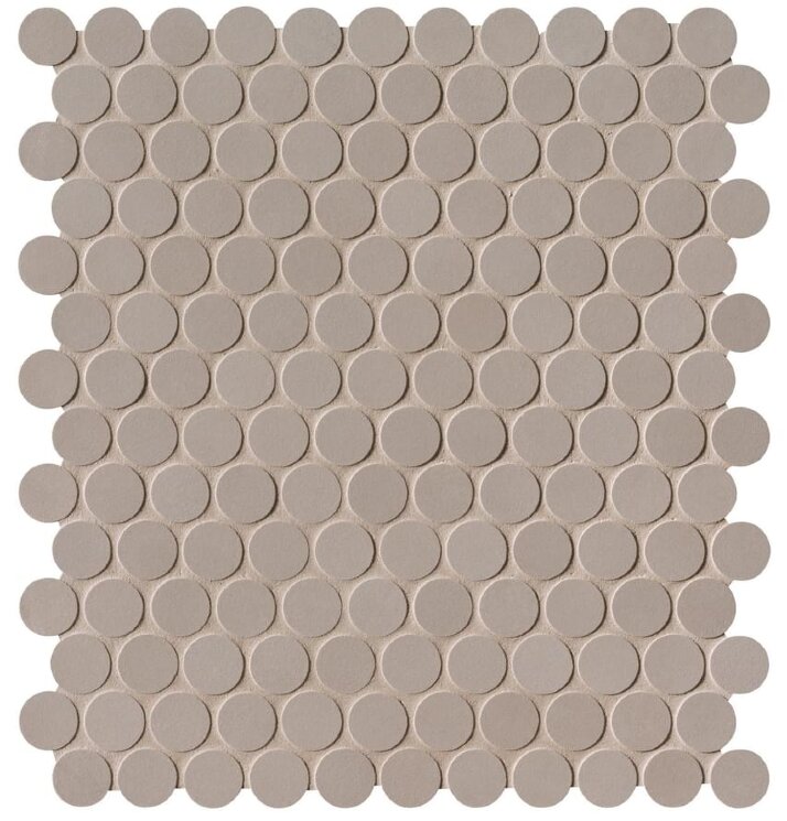 Мозаїка Tortora Round Mosaic Matt ? 2.2 29.5x32.5 Milano And Floor Fap з колекції Milano And Floor Fap