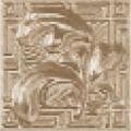Вставка Girospecchio Foglia Cream 7x7 Palace Gold Versace з колекції Palace Gold Versace
