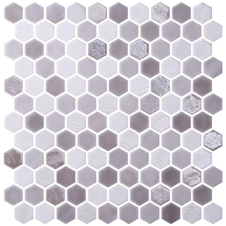 Мозаїка Dove 30.1x29 Hexagon Blends Onix Mosaico з колекції Hexagon Blends Onix Mosaico Мозаїка Dove 30.1x29 Hexagon Blends Onix Mosaico з колекції Hexagon Blends Onix Mosaico