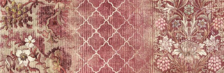 Плитка 25x76 Outfit Ivory Decoro Jaquard - Outfit - M12L з колекції Outfit Marazzi