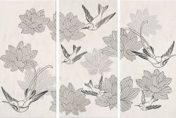 Декор (60x90) 6310 Colibri Platino(Comp. Of3Pz 30*60) - Marmi Bi-Tech
