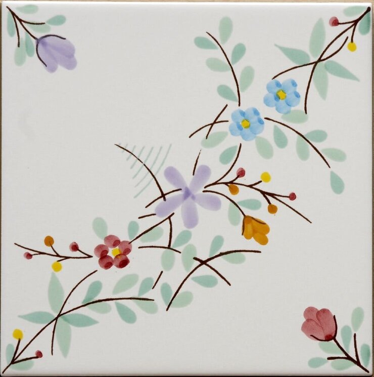 Декор (20x20) Cinzia IGiardini Vietresi - Ceramica Artistica Vietrese з колекції Ceramica Artistica Vietrese Giovanni De Maio