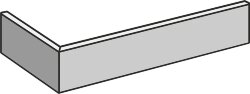 L-елемент 12x25 J90157 Noho Angolo Incollato Blu Rondine Soho-Noho