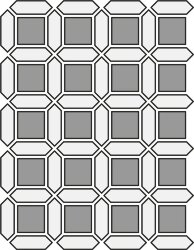 Мозаїка 32x39 XXS Cassettone TWO COLOURS Plus Etruria XXS