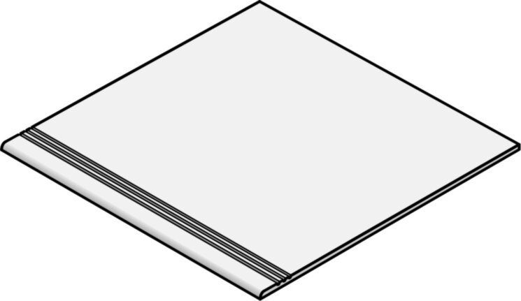 Сходинка 44,3x44,3 Stairstep Anthracite Ret-Avenue з колекції Avenue Aleluia