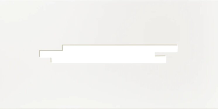 Декор 25x50 Y26291001 Pure white decor mat Steuler Pure White з колекції Pure White Steuler