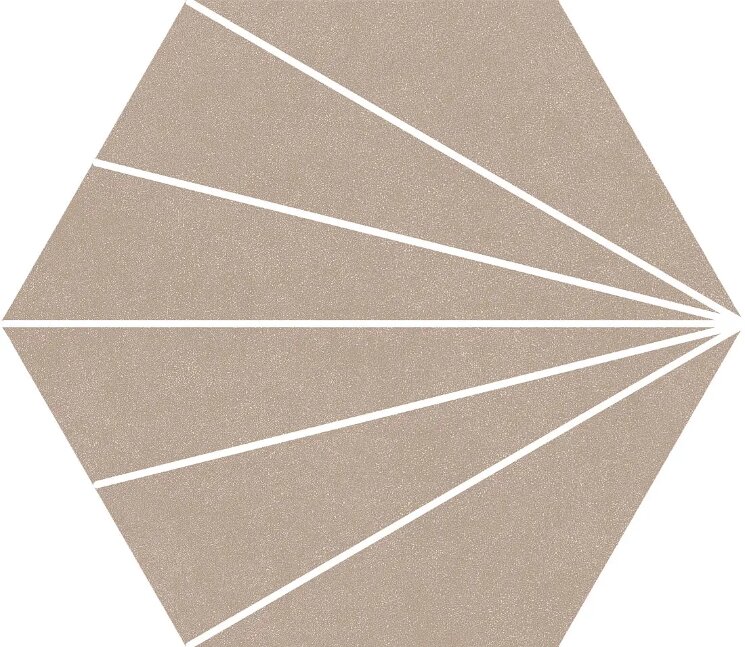 Плитка 22.5x25.9 Compostela Hex Taupe Cerlat Compostela Hex з колекції Compostela Hex Cerlat