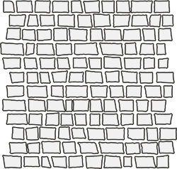 Мозаїка 30x30 Mos. Random Met. Titani - Costruire - 1062375