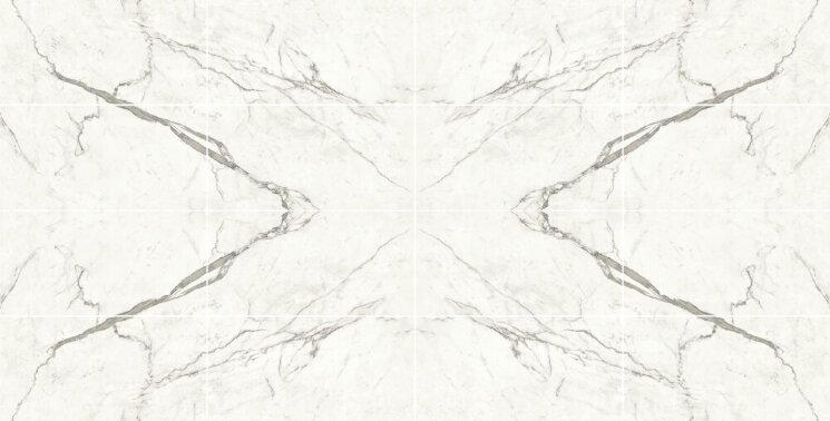 Плитка Marvel Shine Statuario Supremo 75x150 Lappato Macchia Aperta A4PH з колекції Marvel Shine Atlas Concorde