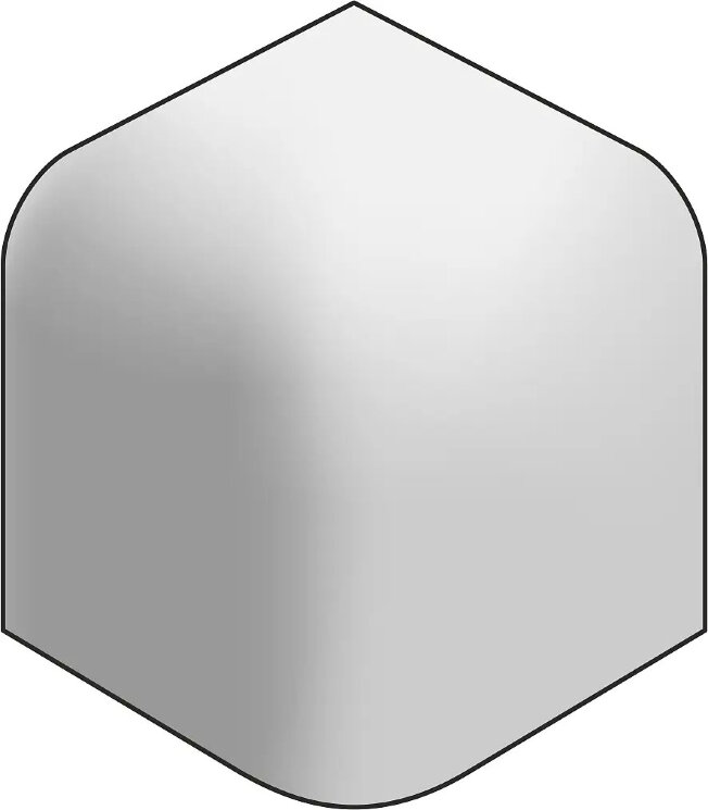 Кут Angulo Bullnose Trim Malvarrosa - 0.85x0.85 ADRI5041 Riviera з колекції Riviera Adex