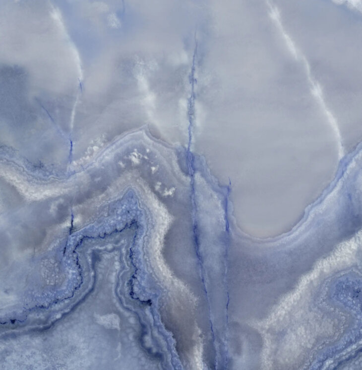 Плитка Blue Glossy - 100x100 BLMA044100 B Madagascar з колекції Madagascar Bulbo