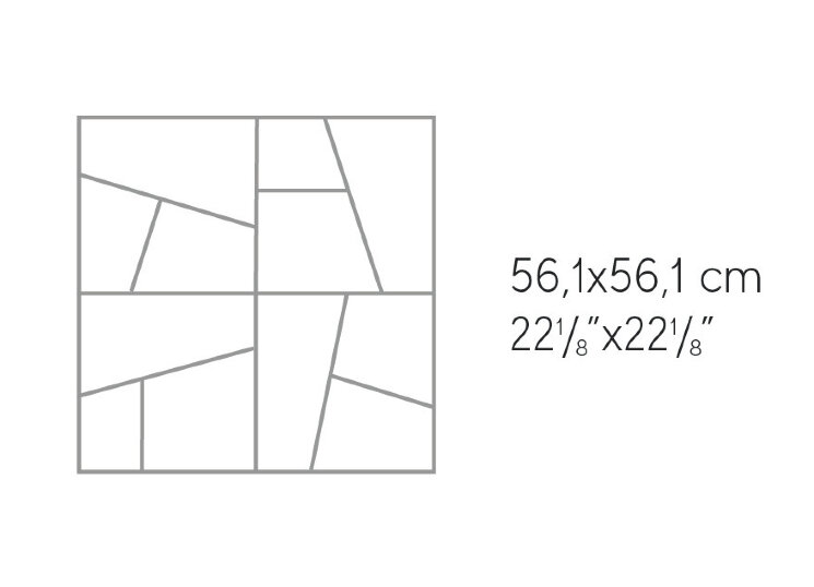 Декор Exence Vanilla Square 56,1x56,1 AOUU з колекції Exence Atlas Concorde